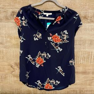 Walden split neck blouse